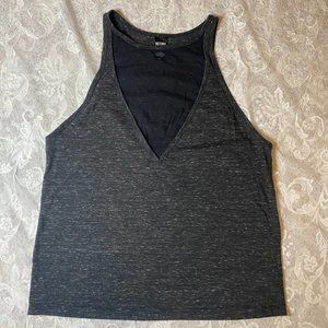 Victoria's Secret Mesh V-Neck Athletic Top